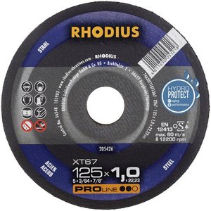 Tarcza tnąca prosta Rhodius XT67 205710 180 mm 1 szt.