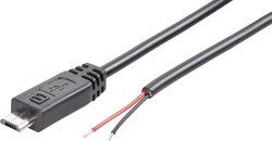 Kabel ze złączem micro USB BKL Electronic 10080100, 1.80 m, 1 szt.
