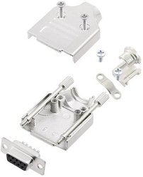 Zestaw listew żeńskich D-Sub Amphenol L17MHDM09+L77SDE09S, rzędy: 2, styki: 9, 180 °, 1 szt.