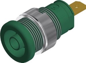 Gniazdo montażowe laboratoryjne SKS Hirschmann SEB 2610 F4.8, zielone