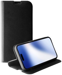 Vivanco PWVVIPH15BK Futerał booklet Apple iPhone 15  Bryzgoszczelny, Pyłoszczelna, Wodoodporny, Funkcja podstawki