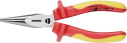 Szczypce płaskie, okrągłe TOOLCRAFT TO-6448056, 160 mm, VDE