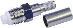 Złącze FME Telegärtner J01701A0007 J01701A0007 złącze żeńskie proste 50 Ω 1 szt.