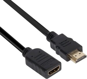 Przejściówka Club 3D Premium High Speed HDMI 2.0 4K60Hz 3 m S/B Przedłużacz HDMI club3D CAC-1321 CAC-1321, HDMI 4K, 3.00 m