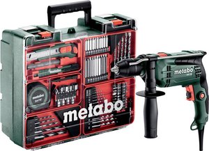 Metabo SBE 650 Mobile  1-biegowa-Wiertarka udarowa 650 W zaw. akcesoria, zaw. walizkę