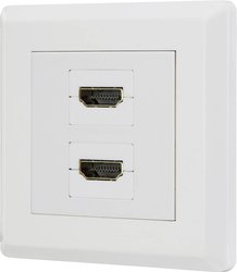 Renkforce 2 Port HDMI gniazdo podtynkowe z kablem ścienny Gnizadko ścienne HDMI Renkforce RF-4724258