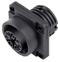 Złącze męskie okrągłe binder 09 6492 000 05, styki:4, 600 V, 32 A, 1 szt.