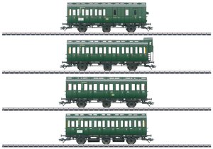 Wagon osobowy Märklin 42046 Komplet wagonów przedziałowych H0 DB
