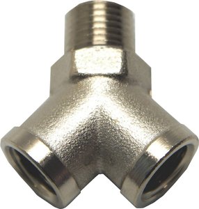 Rozdzielacz Y G 1/4 cala AG 2x 1/4 cala IT stożkowy Rozdzielacz Aerotec  20.600.03   1 szt.