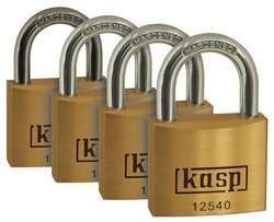 Kłódka Kasp K12520D4 20 mm Samozatrzaskowa   z zamkiem kluczykowym