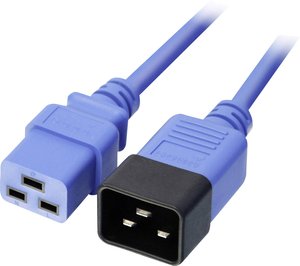 Przedłużacz LINDY 30121 [1x złącze męskie IEC C20 - 1x złącze żeńskie IEC C19] 2.00 m