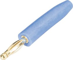 Złącze bananowe Schnepp FK 2000  niebies.