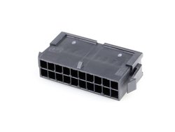 Obudowa złącza pin żeńskiego na kabel Molex MOL Power & Signal Sol. 430202000, piny: 20, 1 szt.