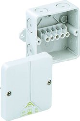 Puszka instalacyjna Spelsberg Abox 040 AB-4², IP65, (D x S x W) 93 x 93 x 55 mm, szary, 1 szt.
