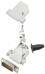 Zestaw listew męskich D-Sub encitech DTSL15-SJSRG-S-HDP26-W-K 6355-8092-02, rzędy: 3, styki: 26, 45 °, 1 szt.