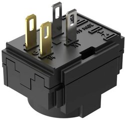 EAO 61-8410.22 Seria 61 Migowy element przełączający 1NO złoty/srebrny Moduł okablowania eao 61-8410.22, 1 szt.