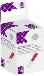 TRU COMPONENTS T1904C109 Złącze męskie płaskie, zestaw 25 szt.