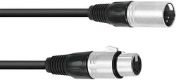 XLR Kabel połączeniowy 1.00 m Omnitronic 30220763 1 szt.