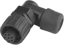 Złącze żeńskie kablowe, C016 10F006 000 12, 6+PE