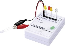 Tester LED, do standardowych i niskonapięciowych diod, 0,5/1/2.5/5/6 x 10/15/20/50 mA