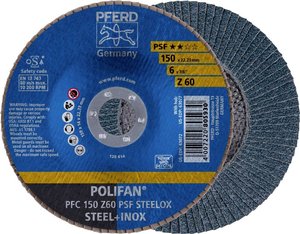 Tarcza lamelkowa PFERD PFC 150 Z 60 PSF STEELOX 67766150 Średnica 150 mm 10 szt.