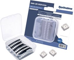 Barthelme  Zestaw diod SMD LED  3528 zielony 400 mcd 120 ° 18 mA 3 V 100 szt. towar pakowany luzem