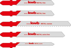 Zestaw brzeszczotów do wyrzynarki do metalu kwb  617290 5 szt.