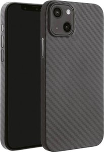 Vivanco Pure Futerał backcase Apple iPhone 13 Mini karbonowy Ładowarka indukcyjna, Odporny na wstrząsy