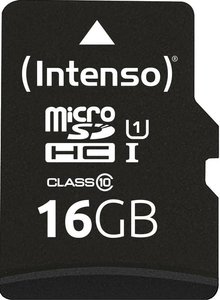Karta pamięci microSD Intenso 16GB microSDHC Performance, 16 GB, Class 10 UHS-I
