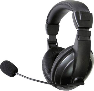 Zestaw słuchawkowy Over Ear Renkforce RF-4755728 RF-4755728 Stereo czarny