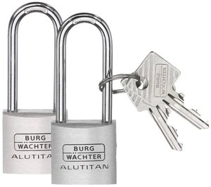 Kłódka Burg Wächter 36141 20.90 mm Samozatrzaskowa   z zamkiem kluczykowym