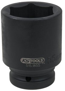 Nasadka Udarowa 1&quot, Sześciokątna, Długa, 55mm Nasadka udarowa  KS Tools  515.1855  1 szt.