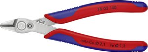 Szczypce boczne do PCB Knipex Super-Knips 78 03 140, 144 mm, 54 HRC, dla elektroników i mechaników