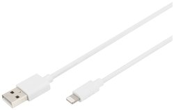 Kabel do ładowania Digitus DB-600106-020-W [1x USB-A - 1x Lightning] 2 m USB-A, Apple Lightning