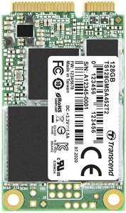 Dysk wewnęrztny SSD mSATA 128 GB Transcend MSA452T2 SATA 6 Gb/s Przemysłowy