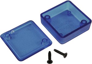 Obudowa uniwersalna Hammond Electronics, ABS, niebieski (przezroczysty), (D x S x W) 60 x 35 x 20 mm, 1 szt.