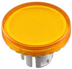 EAO 61-9642.4 Seria 61 Soczewka Żółta D19.7 Plastikowa Przezroczysta Przezroczysta osłona eao 61-9642.4, 1 szt.