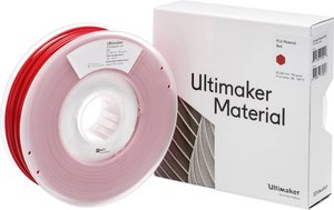 Filament do drukarek 3D PLA Ultimaker PLA - M0751 Red 750 - 211399, Średnica filamentu: 2.85 mm, 750 g, czerwony