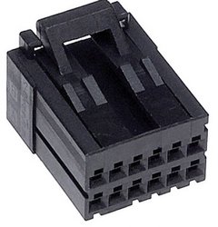Obudowa złącza pin żeńskiego na kabel TE Connectivity DYNAMIC D-2100D 2-1318118-6, wire-to-board, piny: 12, 4 A, 1 szt.