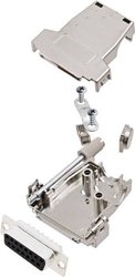 Zestaw listew żeńskich D-Sub encitech DSSK15-M-DMS-K 6355-0084-32, rzędy: 2, styki: 15, 45 °, 180 °, 45 °, 1 szt.