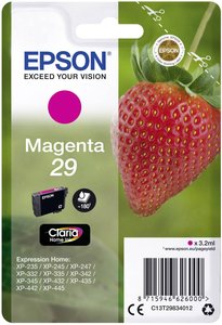 Epson atrament T2983, 29 tusz oryginalny Magenta C13T29834012
