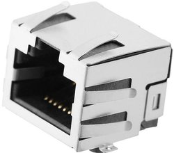 Złącze męskie RJ encitech RJJS-88-SMT-WF 2101-0120-02, RJ45, CAT 5, piny:8P8C, 1 szt.