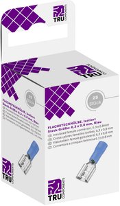 TRU COMPONENTS T1904C039 Asortyment konektorów płaskich, żeńskich 25 szt.