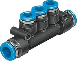 Rozdzielacz FESTO QST3-6-4    Średnica rury: 6 mm   1 szt.