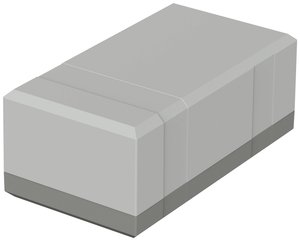 Obudowa elektroniki ELEGANT EG 1560 Bopla 32156002 polistyrol (EPS) szaro-biały (ral 7035) 150 x 82 x 60  1 szt.