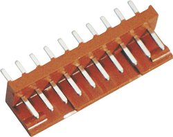 Listwa kołkowa, męska, standardowa BKL Electronic 072508-U, wire-to-board, piny: 10, 1 szt.