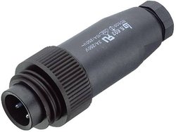 Złącze okrągłe binder 99-4225-00-07, Ilość styków: 6 + PE, 1 szt.