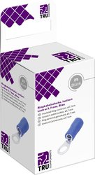 Końcówki kablowe oczkowe, izolowane - niebieskie, 1,5 mm² - 2,5 mm², otwór Ø 3,7 mm, 25 sztuk. TRU COMPONENTS T2010C288 Końcówka oczkowa 25 szt.