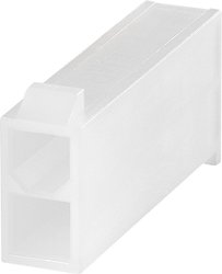 Obudowa złącza pin męskiego na kabel TE Connectivity VAL-U-LOK 1586000-2, wire-to-board, piny: 2, 5 A, 1 szt.