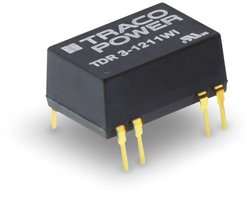 Przetwornica DC/DC TDR 3WI, 3 W, DIL TracoPower TDR 3-1222WI In 4.5-18V/DC Out 12V/DC